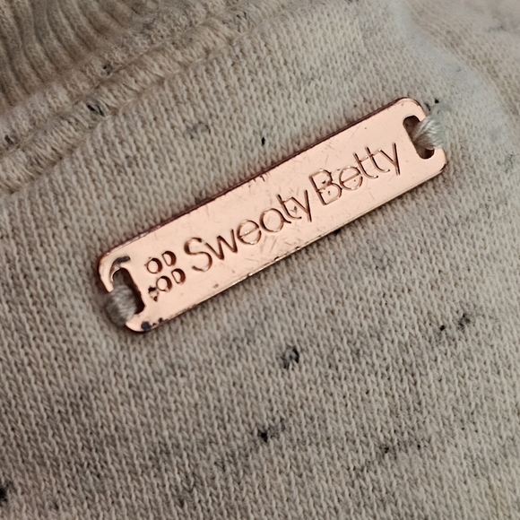 Sweaty Betty Liberate 7/8 Cuffed Trousers Joggers Tuxedo Stripe Off White - Picture 6 of 11